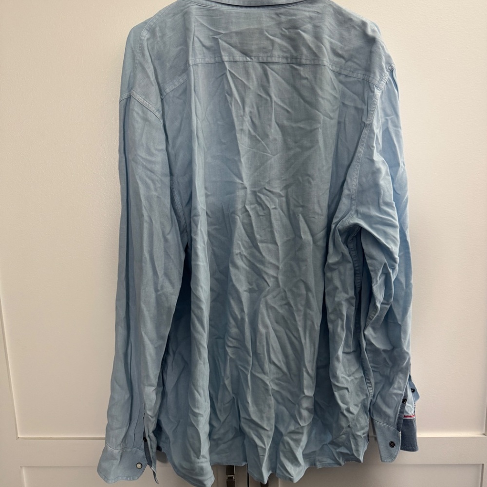 Flag and Anthem Button Down Shirt - Picture 3 of 3